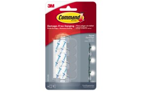 3M 17017 COMMAND ROUND CORD CLIPS 4pcs